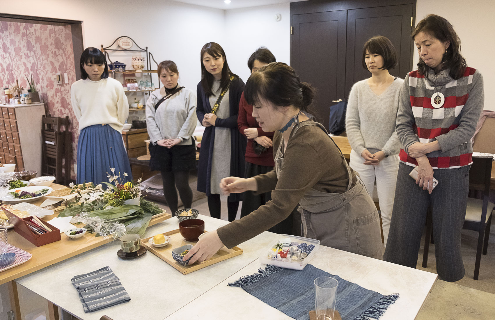 赤沼さんがお手本を見せてくれます。